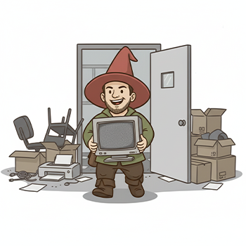 Büroauflösung Icon